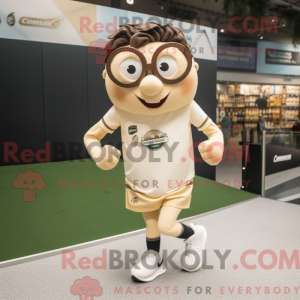Personaggio mascotte beige...