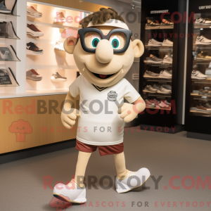 Personaggio mascotte beige...