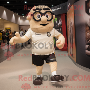 Personaggio mascotte beige...