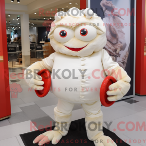 Postava maskota Cream Crab...