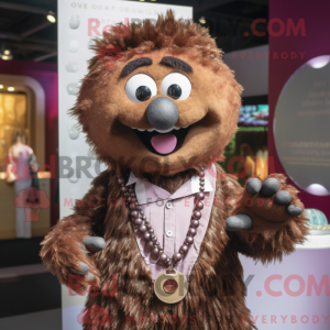 Brown Raspberry mascot...