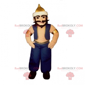 Mascote de personagem oriental - Redbrokoly.com