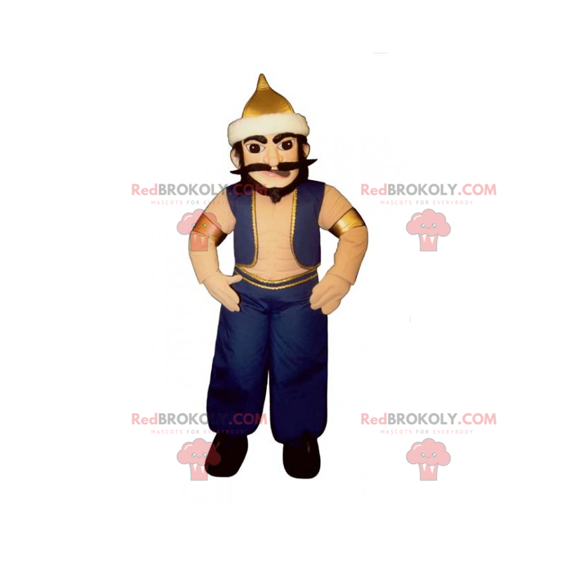Mascote de personagem oriental - Redbrokoly.com