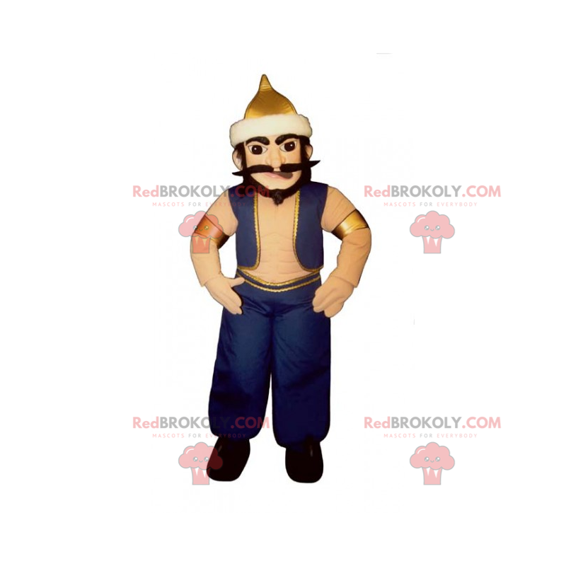 Mascotte de personnage Oriental - Redbrokoly.com