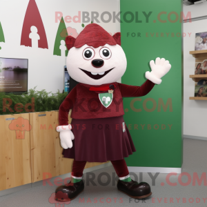 Maroon Irish Flag...