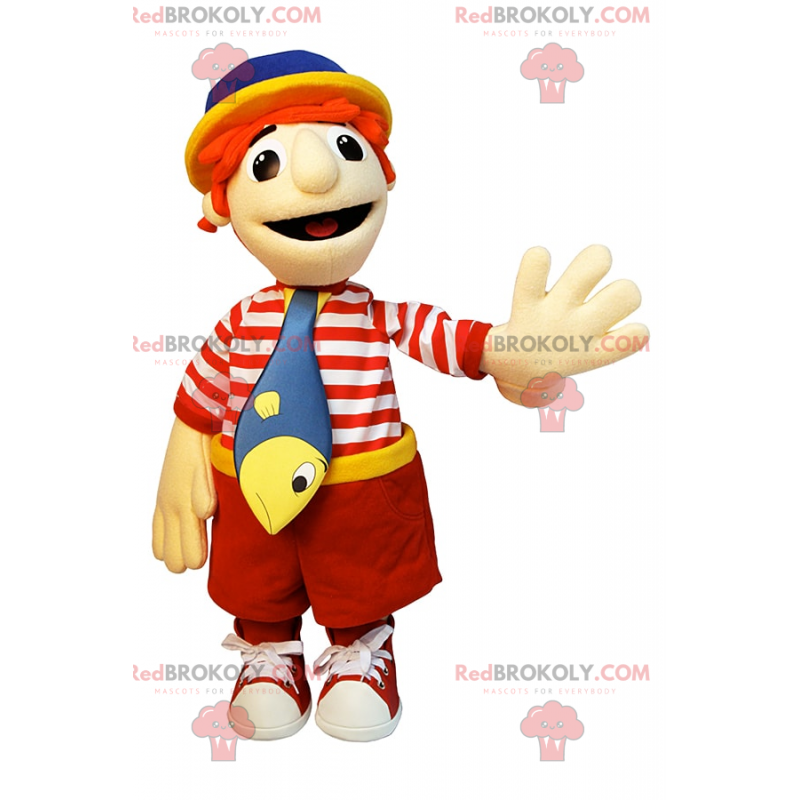Mascote de personagem engraçado - Redbrokoly.com