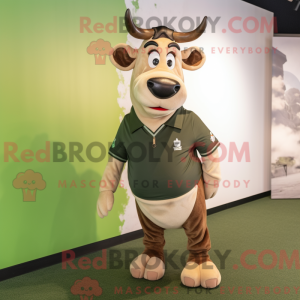 Oliven Jersey Cow...