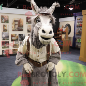 Ezel mascotte kostuum...