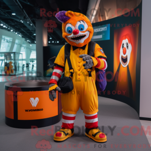 Oranje boze clown...
