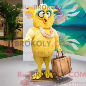 Citrongul Harpy maskot...