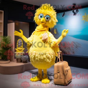 Lemon Yellow Harpy mascot...