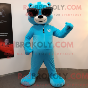 Disfraz de mascota Sky Blue...