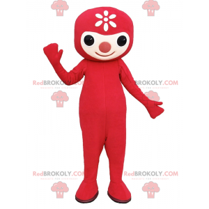 Mascota de personaje rojo - Redbrokoly.com