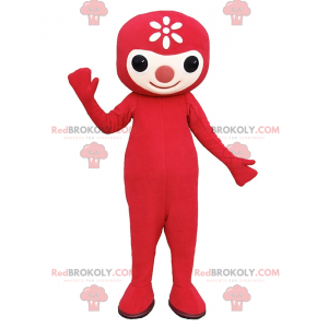 Mascotte de personnage rouge - Redbrokoly.com