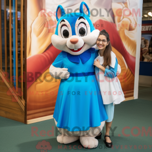 Blue Chipmunk mascot...