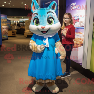 Blue Chipmunk mascot...