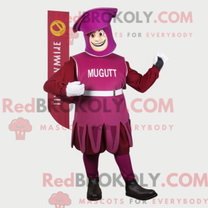 Magenta postava maskota...