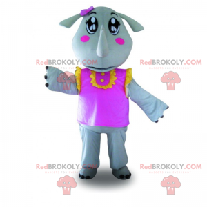 Endearing cartoon person mascot - Redbrokoly.com