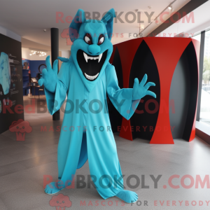 Turkis vampyr maskot...