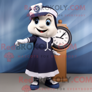 Disfraz de mascota de reloj...