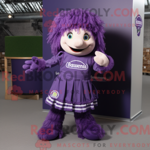 Lavendel irsk danser maskot...
