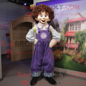 Lavendel irsk danser maskot...