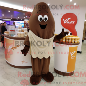 Tan Chocolates mascot...
