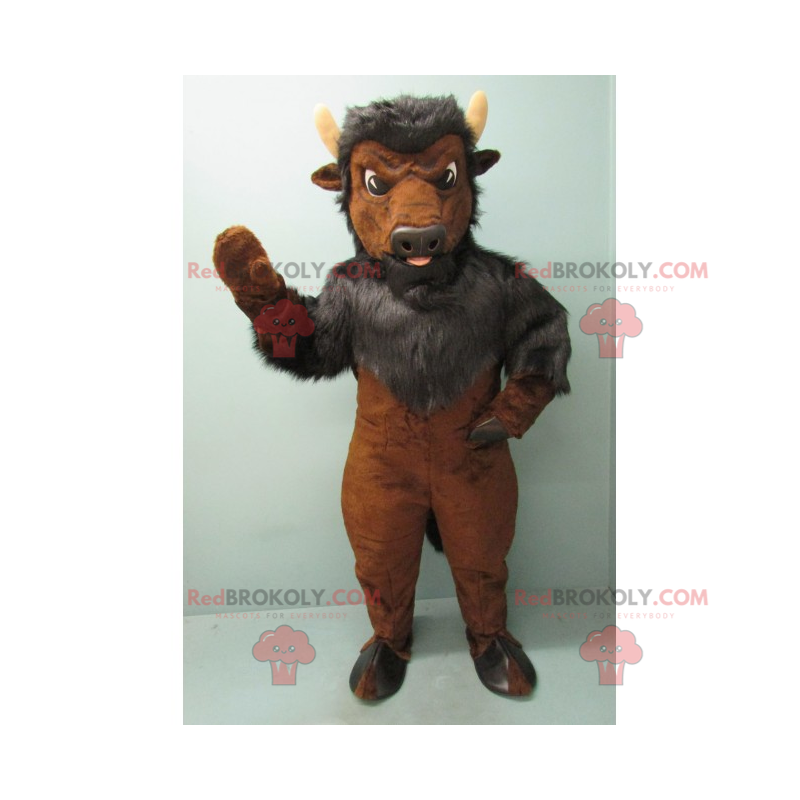 Disfraz de mascota de ternero bicolor - Mascota del toro - REDBROKO_016398 - RedBrokoly.com