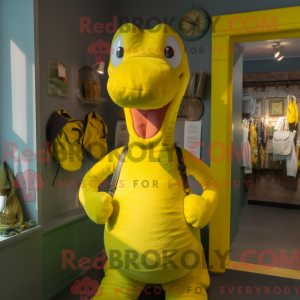 Yellow Loch Ness Monster...