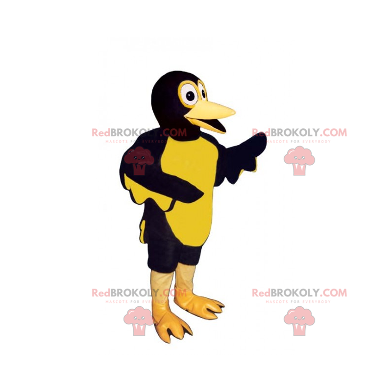 Mascote pato bicolor - Redbrokoly.com