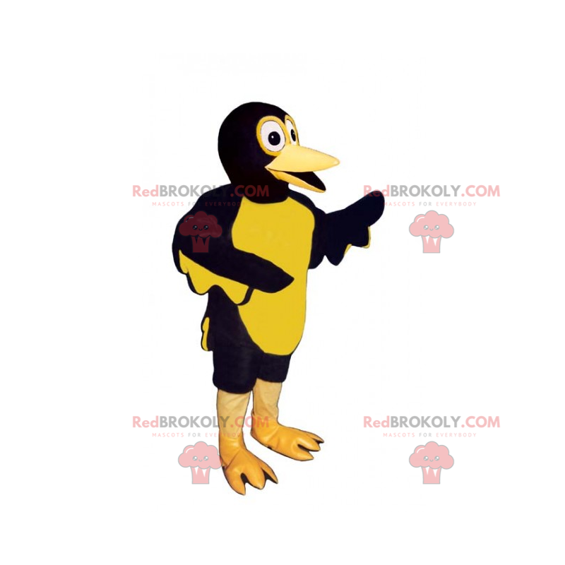 Two-tone duck mascot - Redbrokoly.com