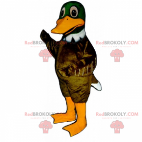 Mascotte de petit canard vert - Redbrokoly.com