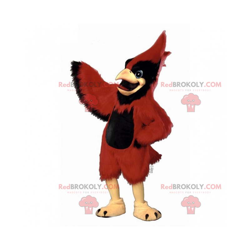Mascote Pequeno Cardeal Vermelho - Redbrokoly.com