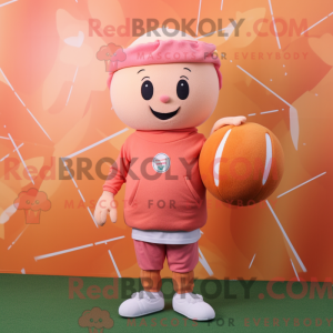 Peach Rugby Ball...