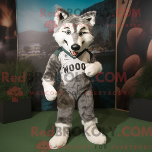 Wolf mascot costume...
