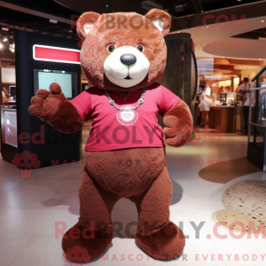Maroon Teddy Bear...