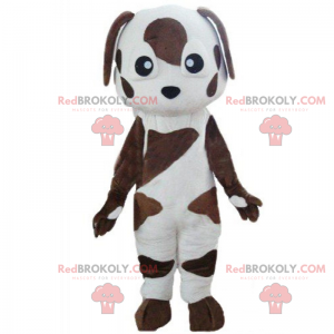 Liten brun hundemaskot - Redbrokoly.com