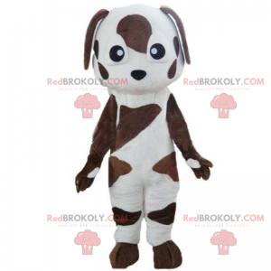 Malý hnědý pes maskot - Redbrokoly.com