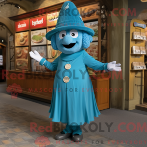 Turkis Aglet maskot kostume...
