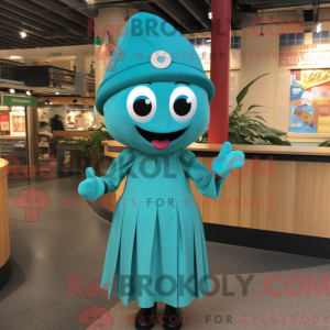 Turkis Aglet maskot kostume...