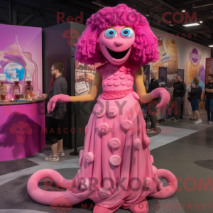 Maskottchenkostüm Rosa...