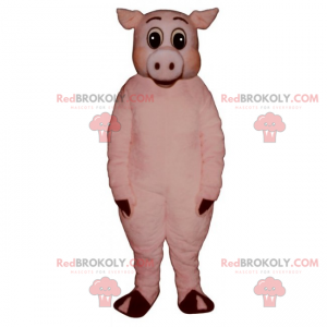 Mascotte de petit cochon - Redbrokoly.com