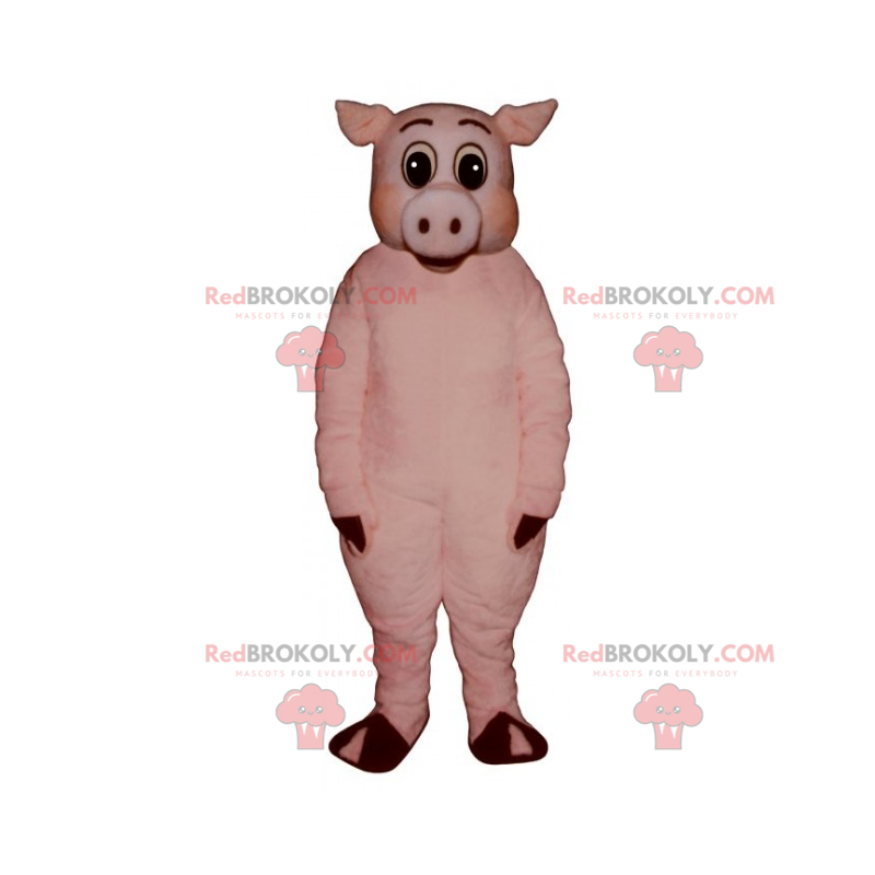 Little pig mascot - Redbrokoly.com