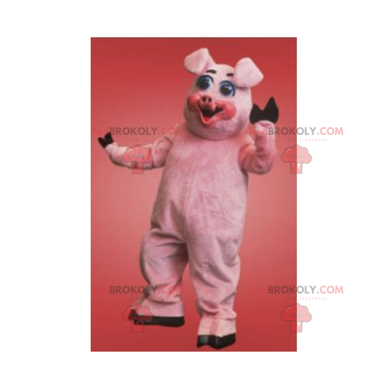 Liten smilende grisemaskott - Redbrokoly.com