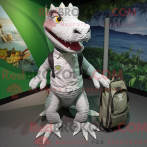 Máscara de crocodilo bonita...