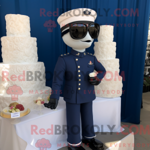 Navy Wedding Cake mascot...