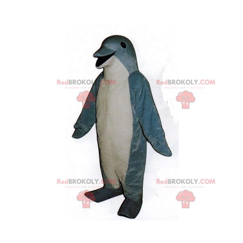 Mascote pequeno golfinho - Redbrokoly.com
