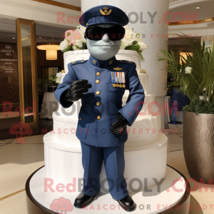 Navy Wedding Cake mascot...