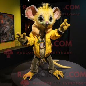 Citrongul Aye-Aye maskot...