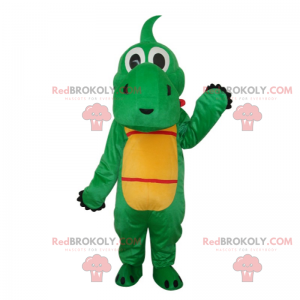Lille Dino maskot med stor nese - Redbrokoly.com